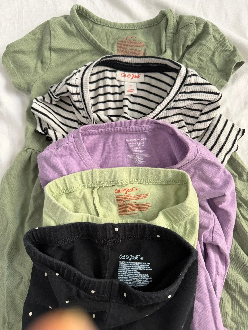 Cat and jack Toddler girls size 4T bundle